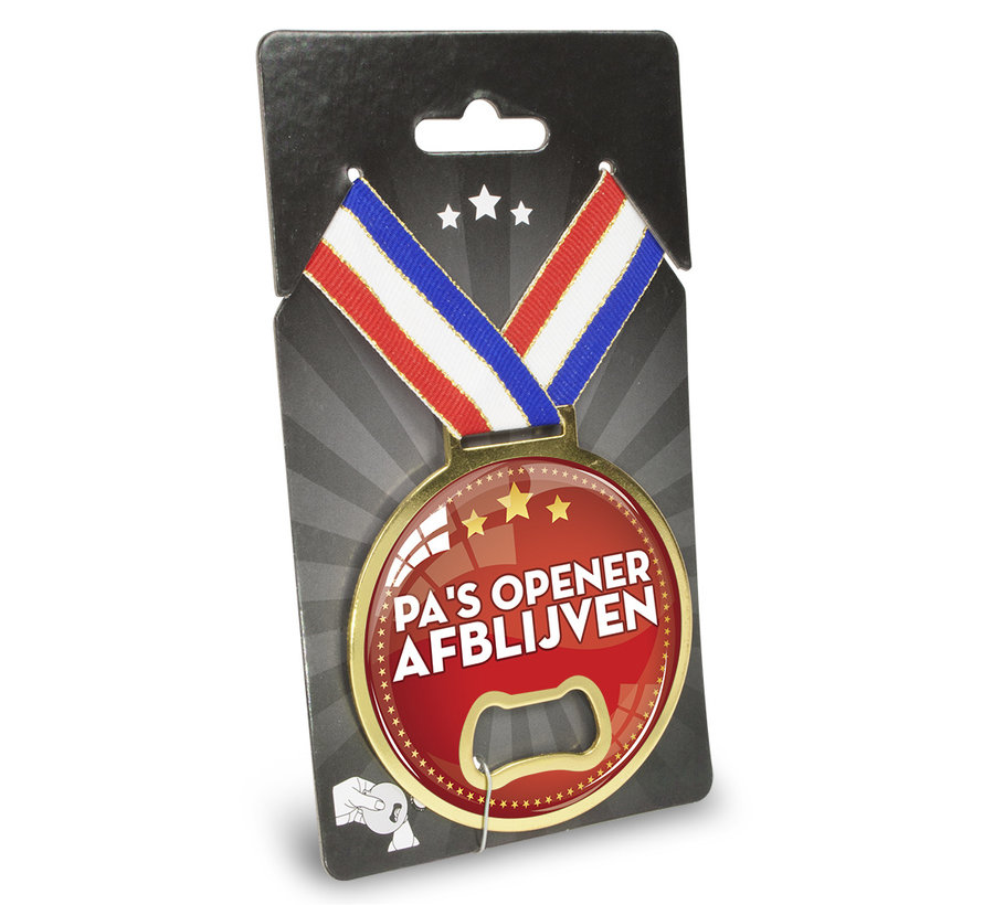 Medaille Openers "Pa's opener, afblijven"