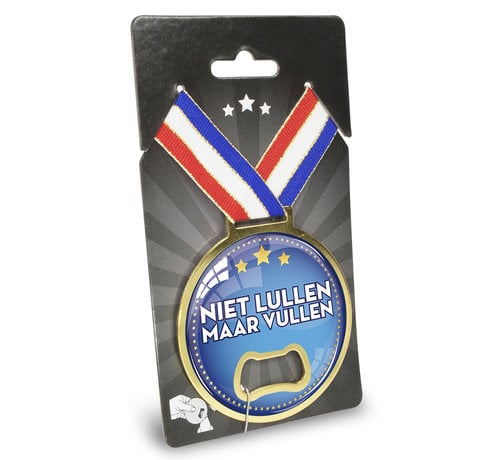 Miko Medaille Openers "Niet LULLEN maar VULLEN"