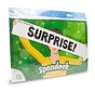 Spandoek  "Surprise!" 150x25 cm