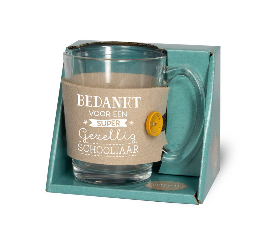 Tijd voor Thee - Theeglas “Schooljaar”