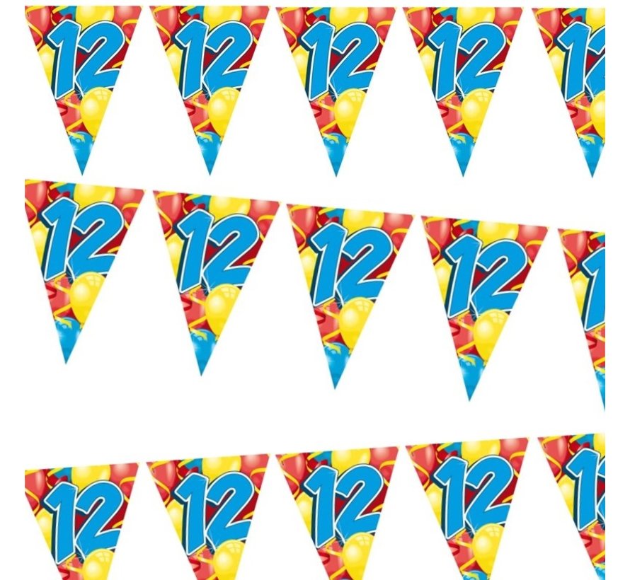 Vlaggenlijn Ballonnen 12 jaar 6 meter