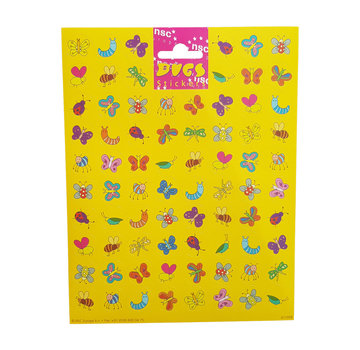 Dutchbook Stickers Insecten 76 stuks