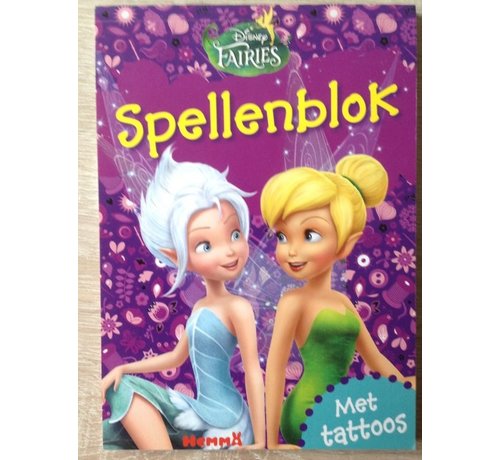 Disney Spellenblok met Tattoos! - Disney Fairies