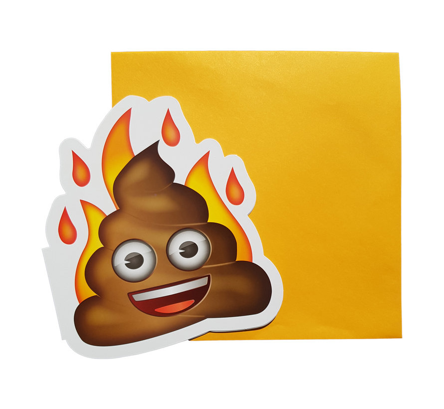 Wenskaart Emoji “You are very hot!”