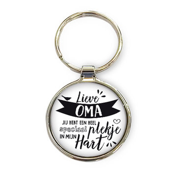 Miko Luxe sleutelhanger "Lieve Oma"