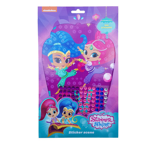 Nickelodeon Sticker-kleurkaarten "Shimmer & Shine"