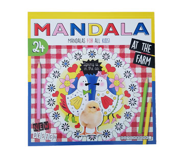 Dutchbook Mandala kleurboek "At the farm"