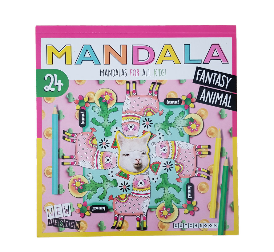 Mandala kleurboek "Fantasy Animal"