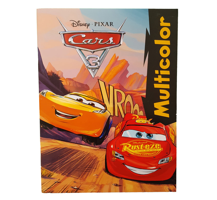 Disney's Cars "Lightning McQueen Vs. Cruz Ramirez Off-Road" Kleurboek +/- 16 kleurplaten