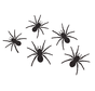 Halloween muurstickers "Spinnen" 12 stuks