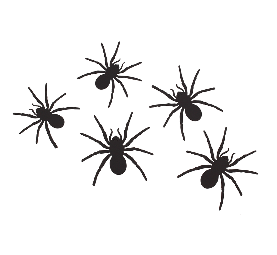 Halloween muurstickers "Spinnen" 12 stuks
