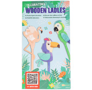 Houten pollepel versieren “Vogels”