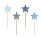 Cocktail prikkers "Stars" 8 stuks