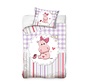 Baby Dekbedovertrek Hippo Roze 100x135 cm