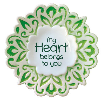 Miko Porseleinen magneet "My Heart belongs"