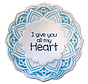 Porseleinen magneet "My Heart"