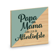 Miko Onderzetter "Papa en Mama"