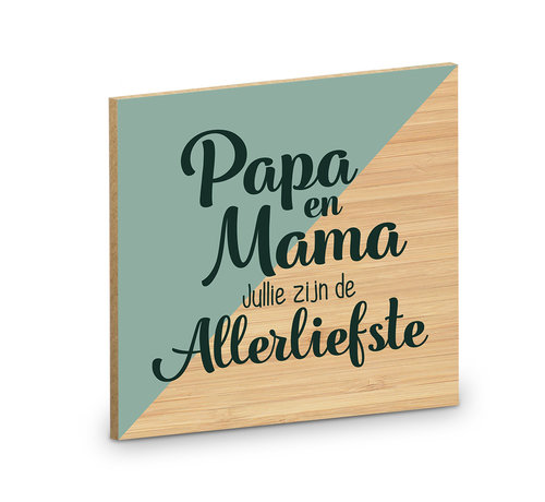 Miko Onderzetter "Papa en Mama"