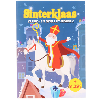Sinterklaas sticker- , kleur- & doeboek
