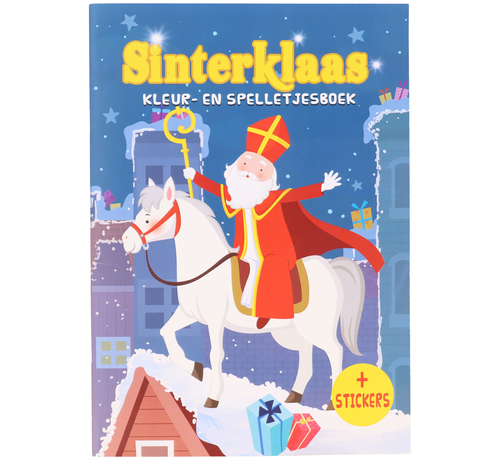 Sinterklaas sticker- , kleur- & doeboek