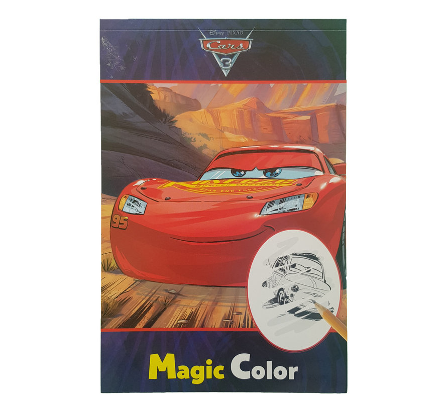 Toverblok Disney “Cars 3 Lightning McQueen” 24 pagina's