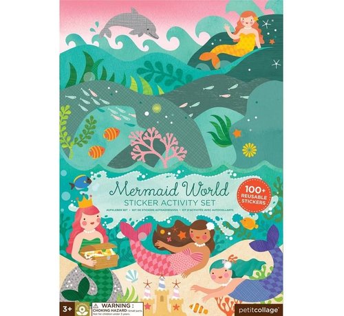 Petit Collage Mermaid World Sticker Activity Set