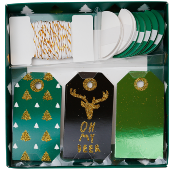 Joni's Winkel Kerst cadeaulabels "Groen"