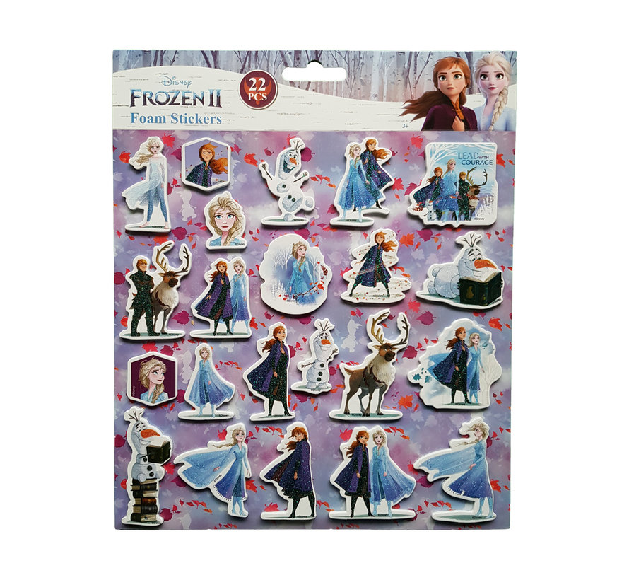 Disney Foam Stickers "Frozen" +/- 22 Stickers