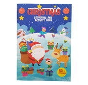 Kerst sticker- , kleur- & doeboek