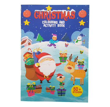 Kerst sticker- , kleur- & doeboek