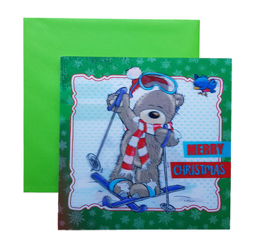 Joni's Winkel Kerstskaart "Kerstbeer"