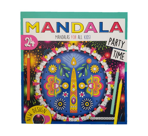 Dutchbook Mandala kleurboek "Party Time"