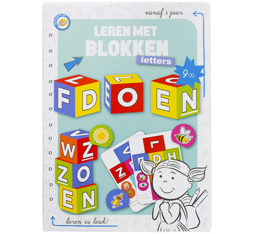 Nummers leren met blokken / Letters / leren is leuk