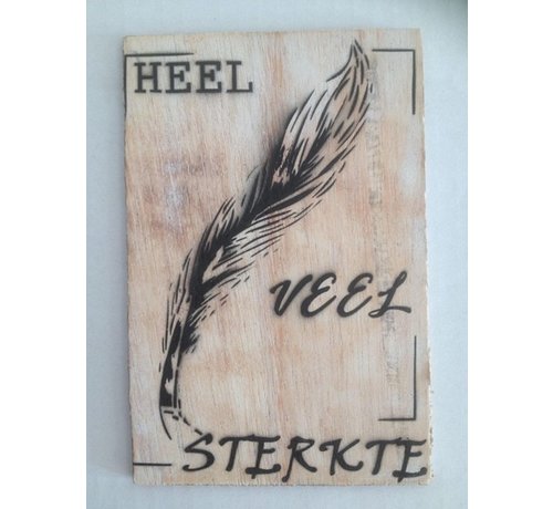 Postkaart Heel veel sterkte