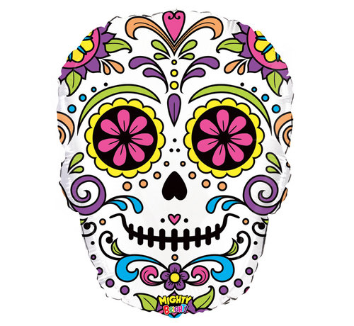 Grabo-Balloons Folieballon Mighty Sugar Skull 69 cm