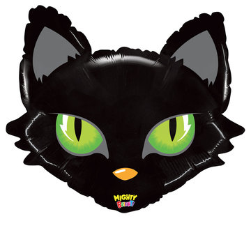 Grabo-Balloons Folieballon Mighty Cat Head 71 cm