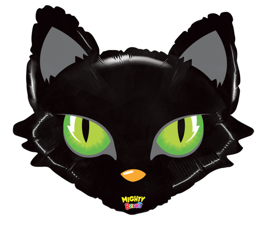 Folieballon Mighty Cat Head 71 cm