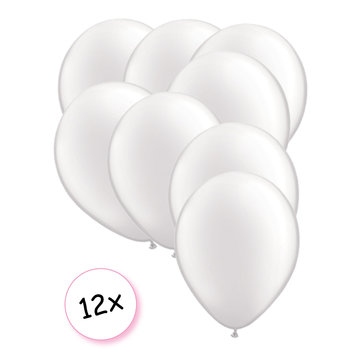 Joni's Winkel Premium Quality Ballonnen Wit 12 stuks 30 cm