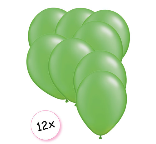 Joni's Winkel Premium Quality Ballonnen Limoen groen 12 stuks 30 cm