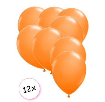 Joni's Winkel Premium Quality Ballonnen Oranje 12 stuks 30 cm