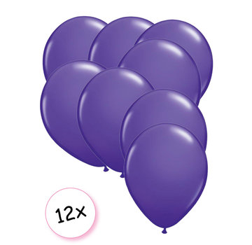 Joni's Winkel Premium Quality Ballonnen Violet 12 stuks 30 cm