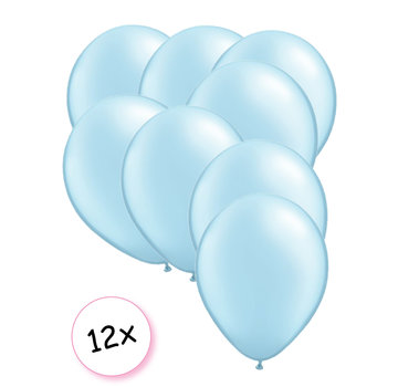 Joni's Winkel Premium Quality Ballonnen Baby Blauw 12 stuks 30 cm