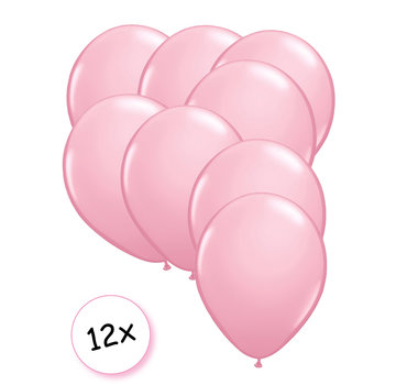 Joni's Winkel Premium Quality Ballonnen Baby Roze 12 stuks 30 cm