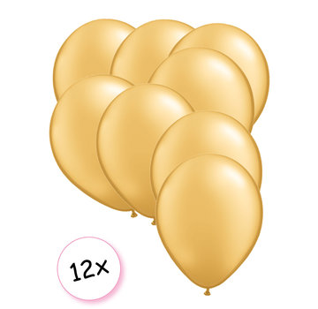 Joni's Winkel Premium Quality Ballonnen Goud 12 stuks 30 cm