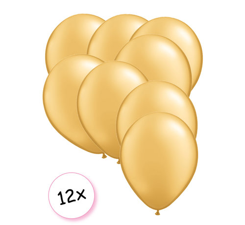 Joni's Winkel Premium Quality Ballonnen Goud 12 stuks 30 cm