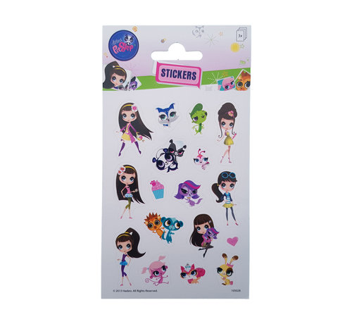 Stickervel Littles PetShop 3 stuks