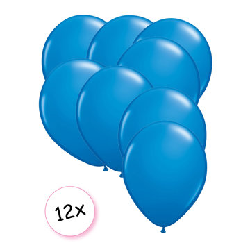 Joni's Winkel Premium Quality Ballonnen Donker Blauw 12 stuks 30 cm