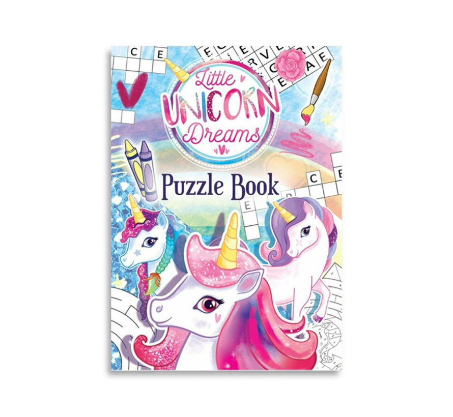 Uitdeelcadeautjes - Puzzle book "Unicorn Dreams" 8 Stuks