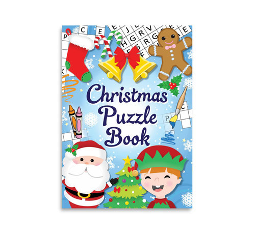 Henbrandt Ltd Uitdeelcadeautjes - Puzzle book "Christmas" 8 Stuks