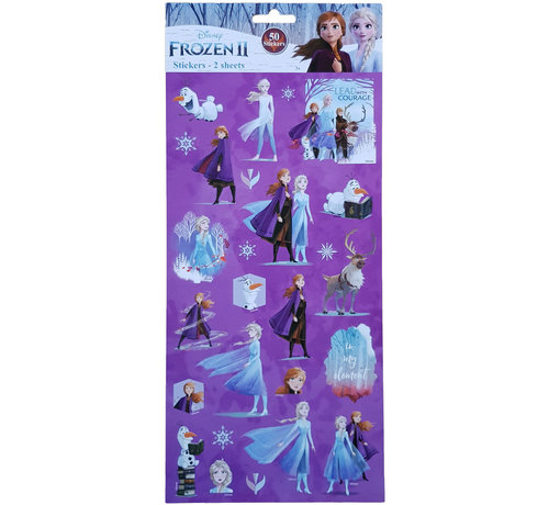 Disney Stickers Disney's Frozen "Lead with Courage" +/- 50 stuks